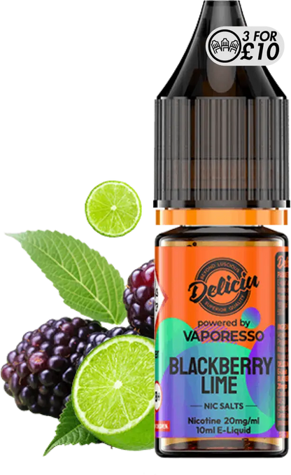 Deliciu - Nic-Salts Blackberry Lime / 10MG Nic-Salts