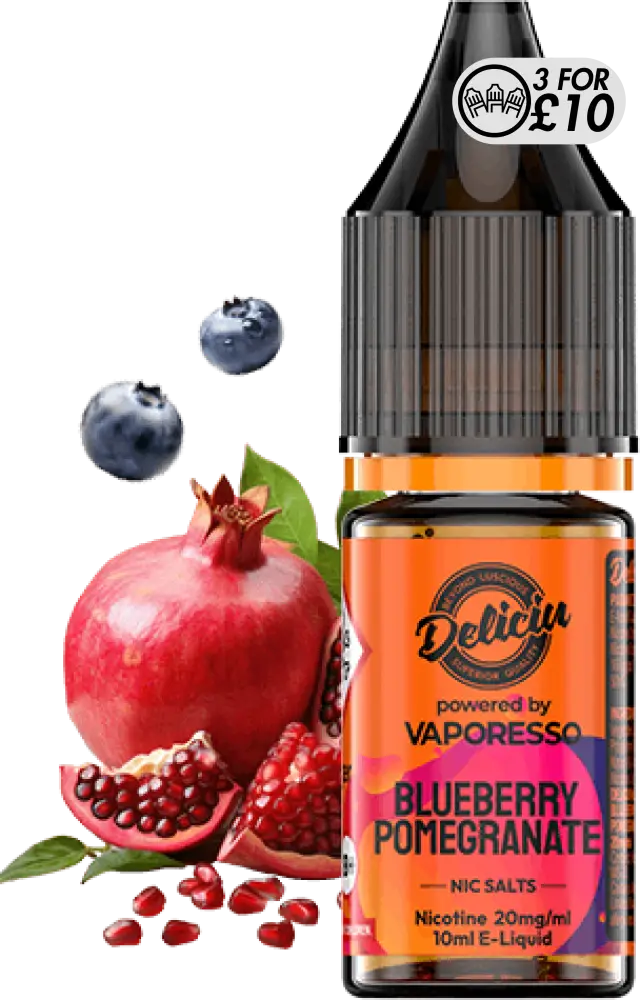 Deliciu - Nic-Salts Blueberry Pomegranate / 10MG Nic-Salts