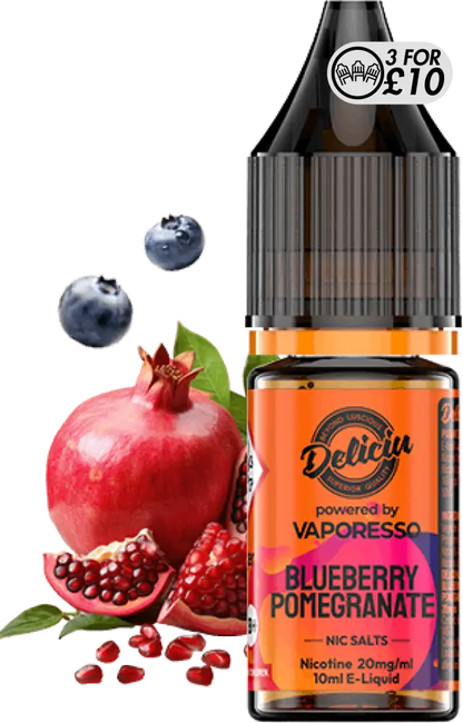 Deliciu - Nic-Salts Blueberry Pomegranate / 10MG Nic-Salts