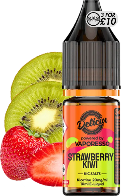 Deliciu - Nic-Salts Strawberry Kiwi / 10MG Nic-Salts