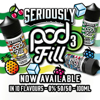 Seriously Pod Fill 3 - 100ML Shortfills