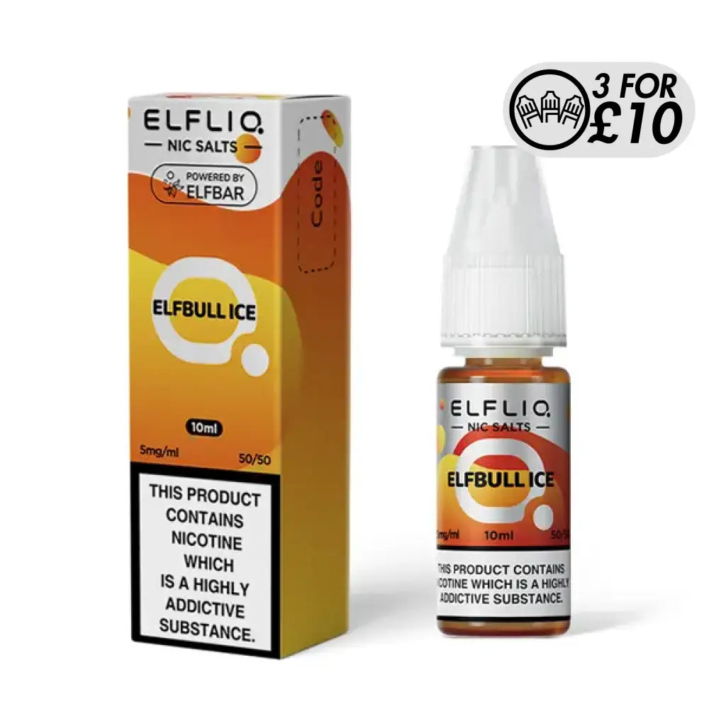 Elfliq E-Liquid - Nic-Salts Elfbull Ice / 10MG Nic-Salts