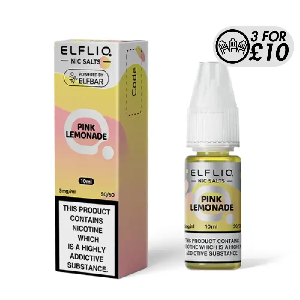 Elfliq E-Liquid - Nic-Salts Pink Lemonade / 10MG Nic-Salts