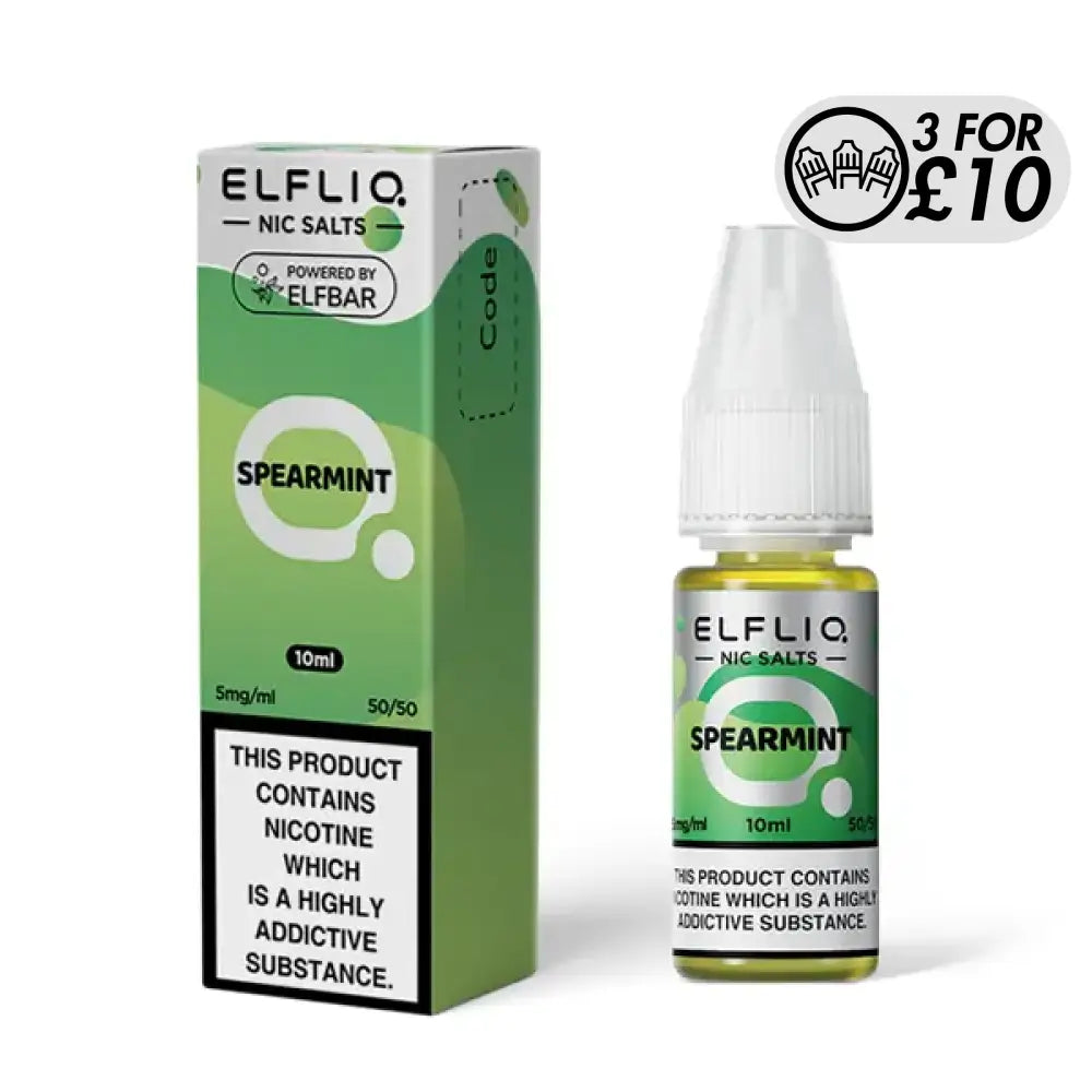 Elfliq E-Liquid - Nic-Salts Spearmint / 10MG Nic-Salts