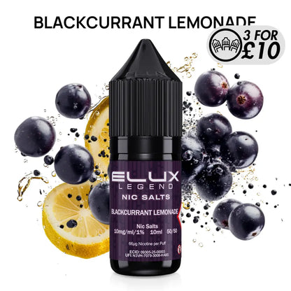 Elux - Nic-Salts Blackcurrant Lemonade / 5MG Nic-Salts