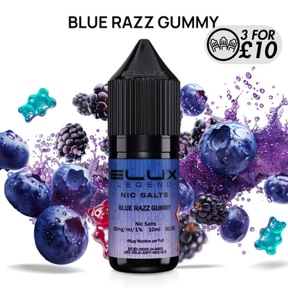Elux - Nic-Salts Blue Razz Gummy / 5MG Nic-Salts