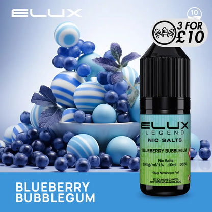 Elux - Nic-Salts Blueberry Bubblegum / 5MG Nic-Salts