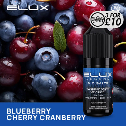 Elux - Nic-Salts Blueberry Cherry Cranberry / 5MG Nic-Salts