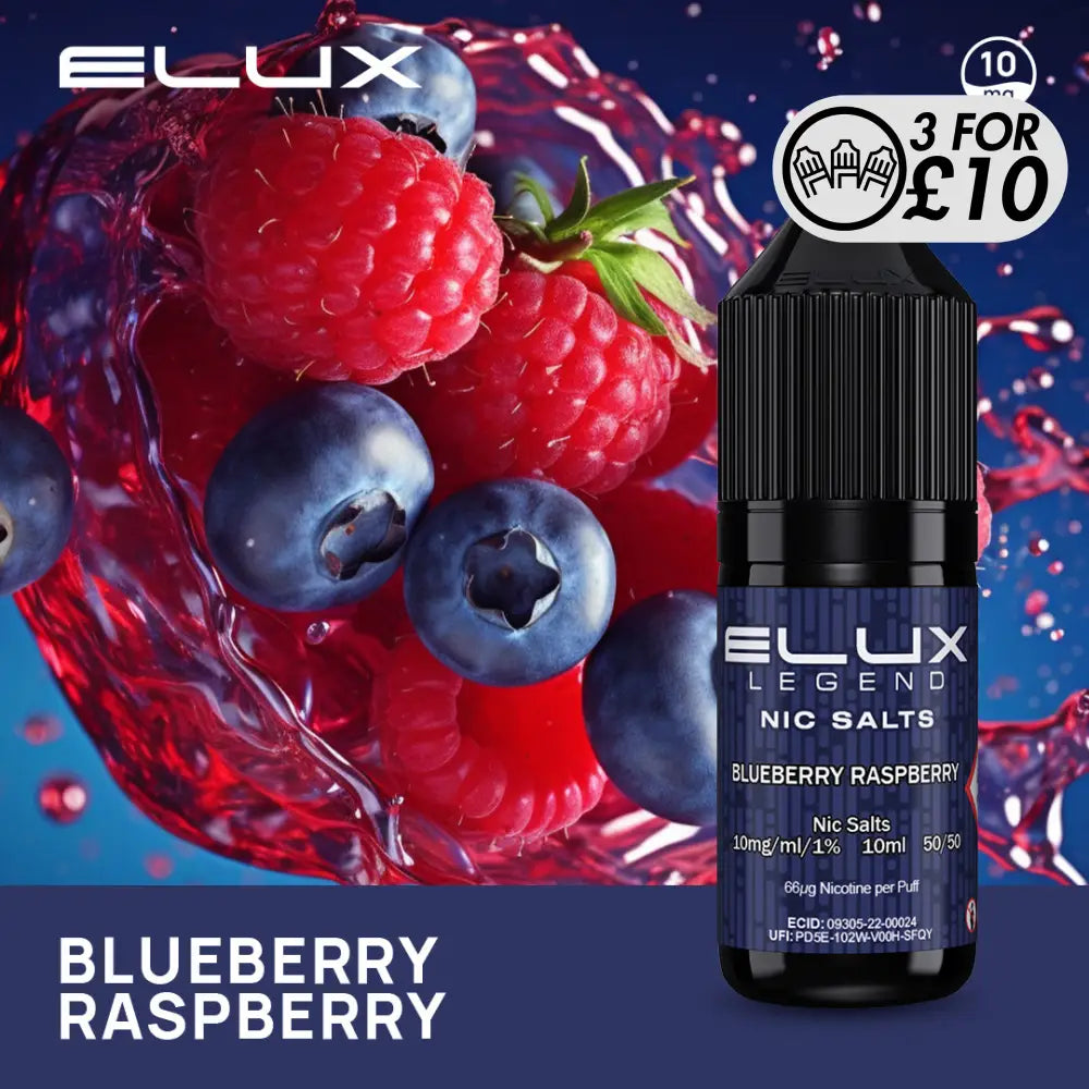Elux - Nic-Salts Blueberry Raspberry / 5MG Nic-Salts