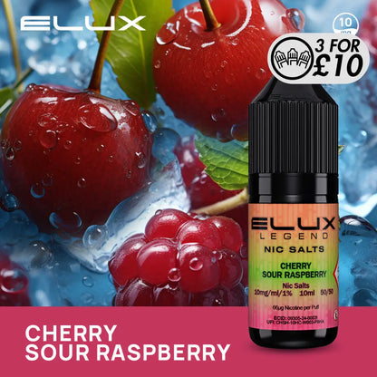 Elux - Nic-Salts Cherry Sour Raspberry / 5MG Nic-Salts