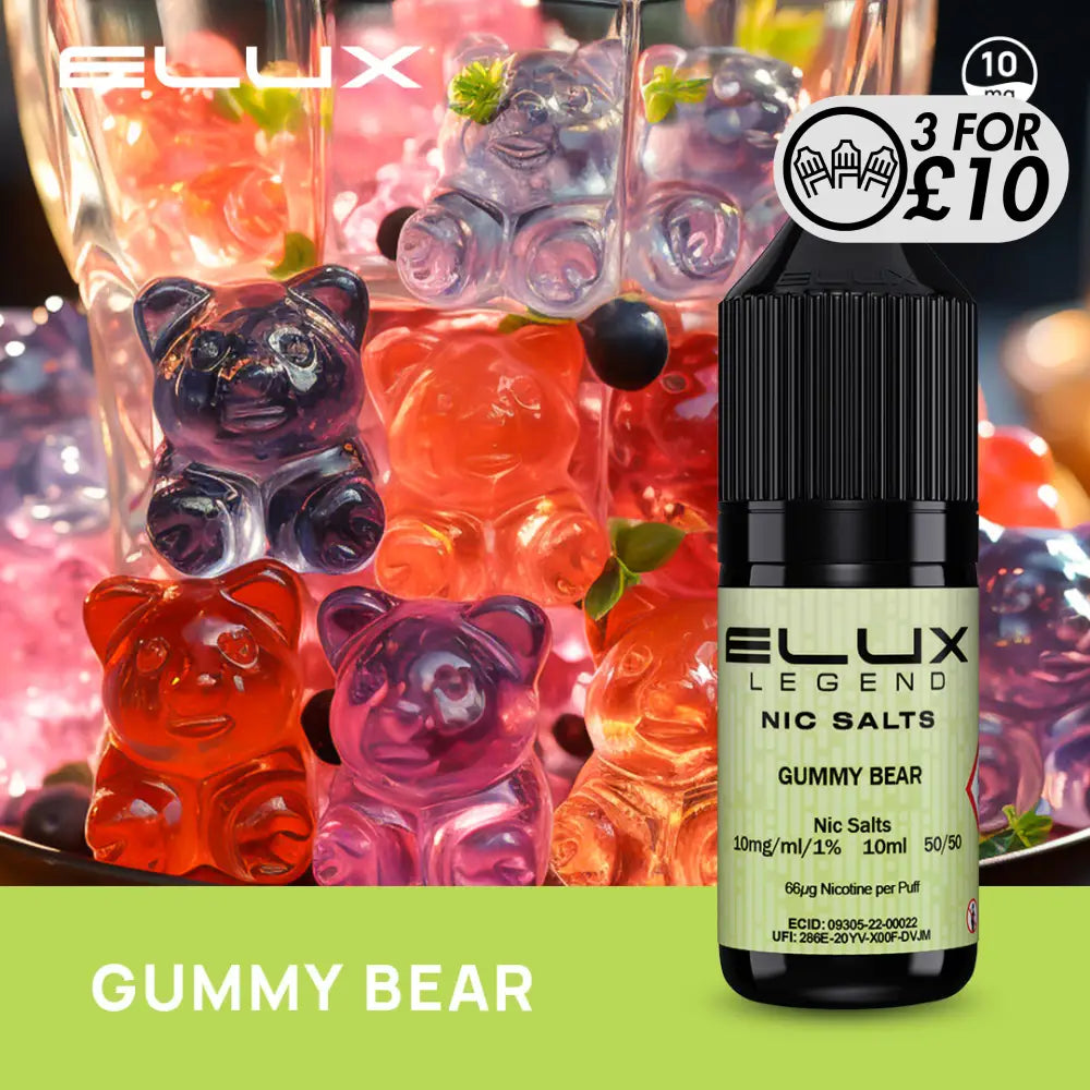 Elux - Nic-Salts Gummy Bear / 5MG Nic-Salts