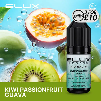 Elux - Nic-Salts Kiwi Passionfruit Guava / 5MG Nic-Salts