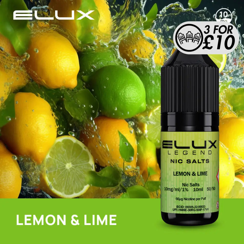 Elux - Nic-Salts Lemon and Lime / 5MG Nic-Salts
