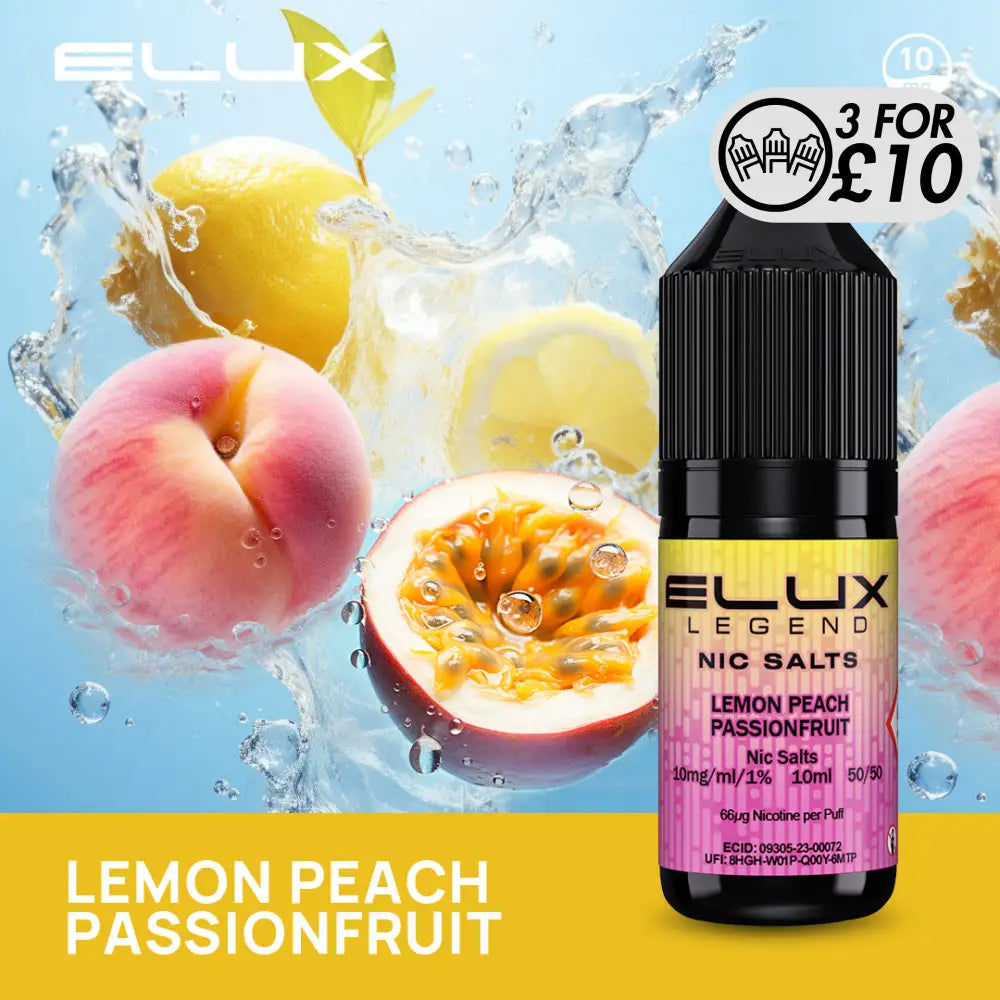 Elux - Nic-Salts Lemon Peach Passionfruit / 5MG Nic-Salts