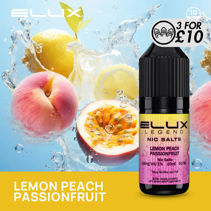 Elux - Nic-Salts Lemon Peach Passionfruit / 5MG Nic-Salts