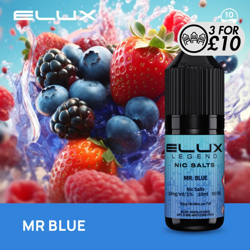 Elux - Nic-Salts Mr Blue / 5MG Nic-Salts
