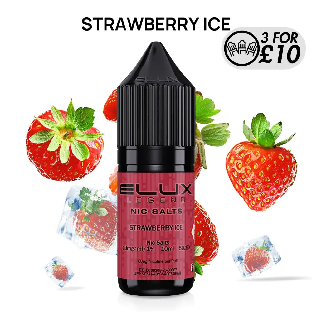 Elux - Nic-Salts Strawberry Ice / 5MG Nic-Salts
