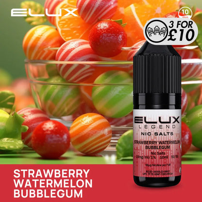 Elux - Nic-Salts Strawberry Watermelon Bubblegum / 5MG Nic-Salts