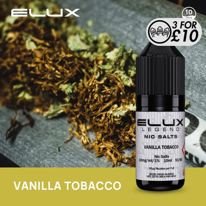 Elux - Nic-Salts Vanilla Tobacco / 5MG Nic-Salts