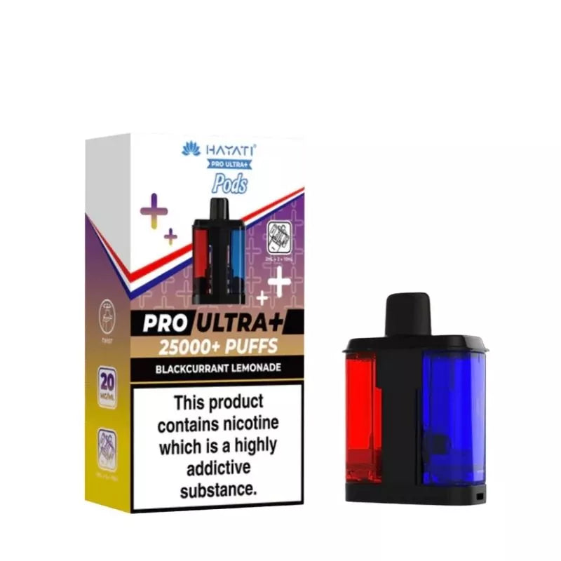 Hayati Pro Ultra Plus Pre 25K Pre-Filled Pods - Replacement Pods