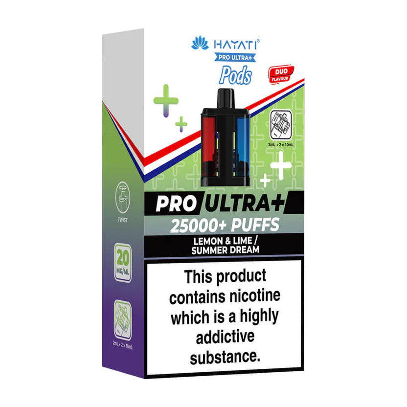 Hayati Pro Ultra Plus Pre 25K Pre-Filled Pods - Replacement Pods