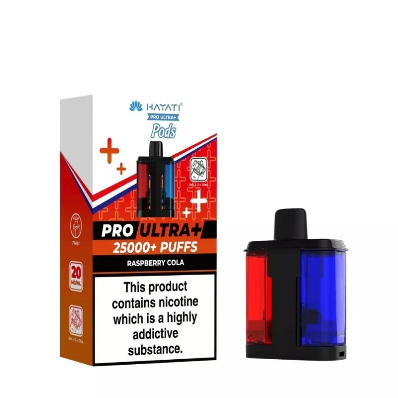 Hayati Pro Ultra Plus Pre 25K Pre-Filled Pods - Replacement Pods
