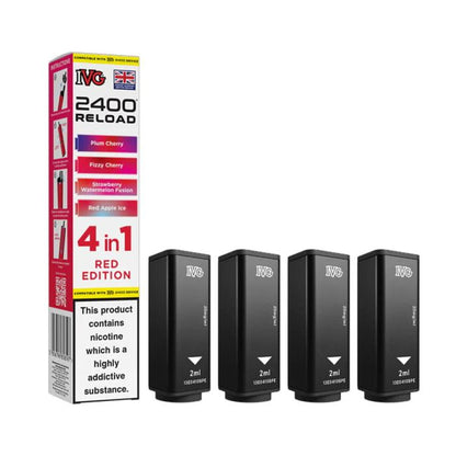 IVG 2400 Reload 4-in-1 Multi Flavour Edition -  Prefilled Pods