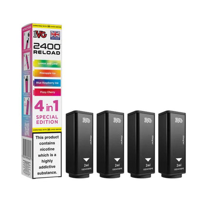 IVG 2400 Reload 4-in-1 Multi Flavour Edition -  Prefilled Pods