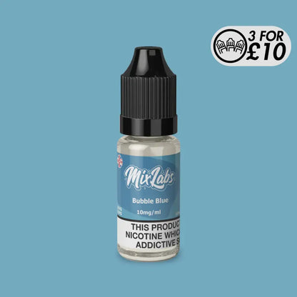 Mix Labs - Disposable Inspired Flavours - Nic-Salts Bubble Blue / 10MG Nic-Salts