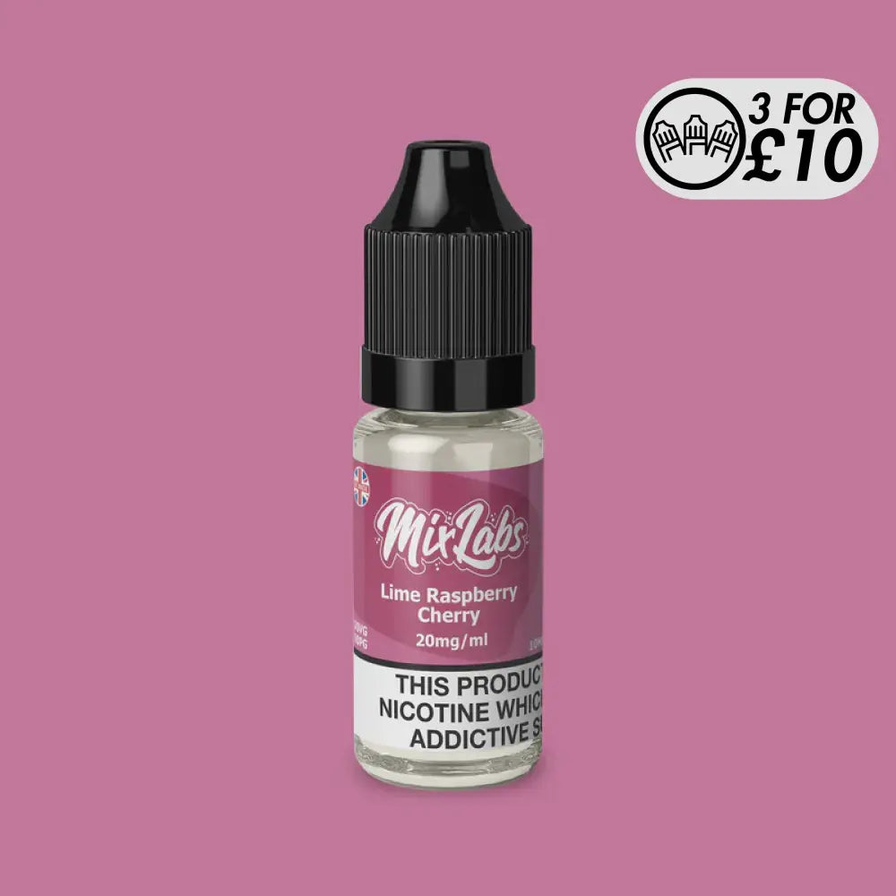 Mix Labs - Disposable Inspired Flavours - Nic-Salts Lime Raspberry Cherry / 20MG Nic-Salts