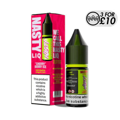 Nasty Liq - Nic-Salts Cherry Berries Ice / 10MG Nic-Salts
