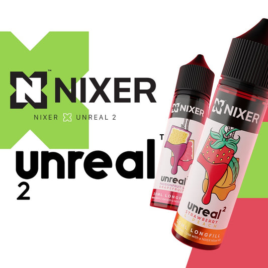 Unreal 2 X Nixer - 30ML Longfills