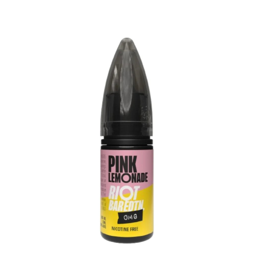 Riot BAR EDTN 0MG E-Liquid - Nicotine-Free E-Liquids Pink Lemonade Freebase 10MLs