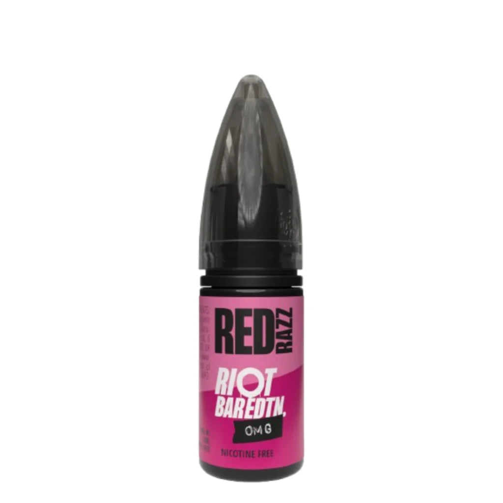 Riot BAR EDTN 0MG E-Liquid - Nicotine-Free E-Liquids Red Razz Freebase 10MLs