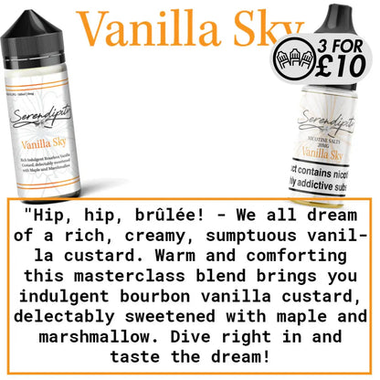 Serendipity - Nic-Salts Vanilla Sky / 10MG Nic-Salts