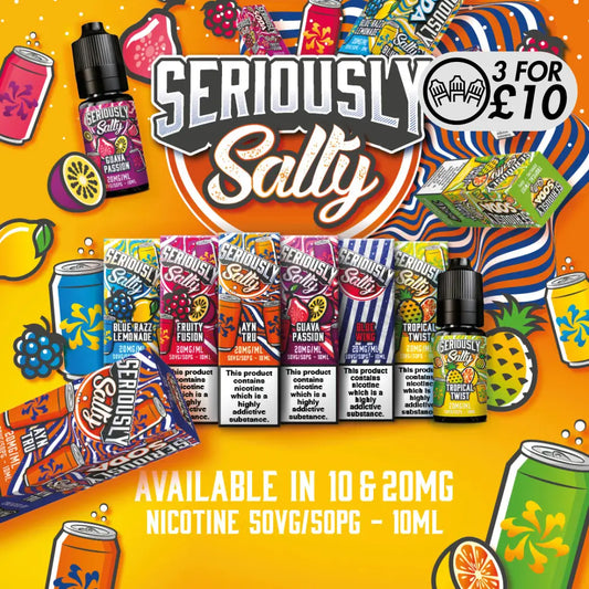 Seriously Salty Sodas - Nic-Salts - ASAP VAPE
