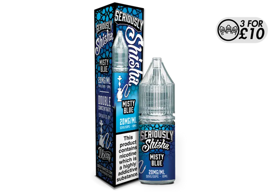 Seriously Shisha - Nic Salts - Doozy Vape Co. Misty Blue / 10MG Nic-Salts