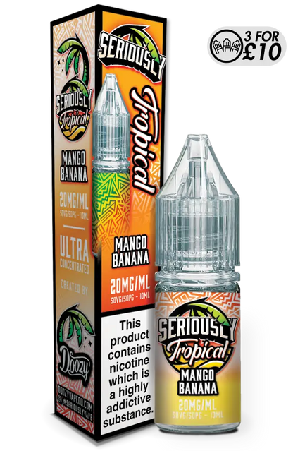 Seriously Tropical - Nic-Salts - Doozy Vape Co. Mango Banana / 10MG Nic-Salts