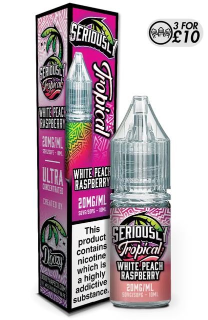 Seriously Tropical - Nic-Salts - Doozy Vape Co. White Peach Raspberry / 10MG Nic-Salts