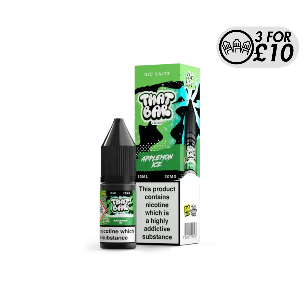 That Bar Juice - Nic Salts Applemon Ice / 10MG Nic-Salts