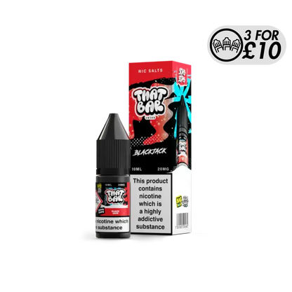 That Bar Juice - Nic Salts Black Jack / 10MG Nic-Salts