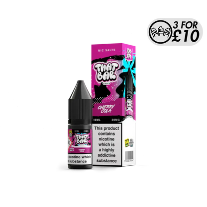 That Bar Juice - Nic Salts Cherry Cola / 10MG Nic-Salts