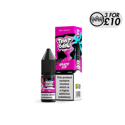 That Bar Juice - Nic Salts Grape Ice / 10MG Nic-Salts