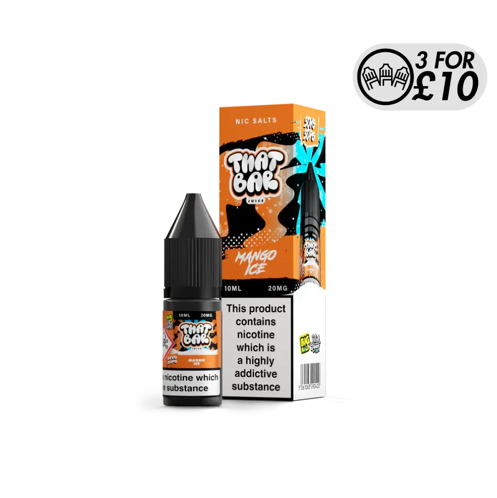 That Bar Juice - Nic Salts Mango Ice / 10MG Nic-Salts