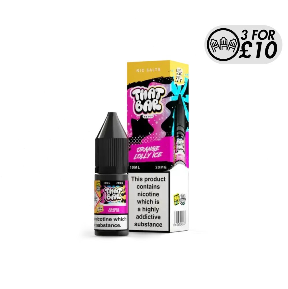 That Bar Juice - Nic Salts Orange Lolly Ice / 10MG Nic-Salts