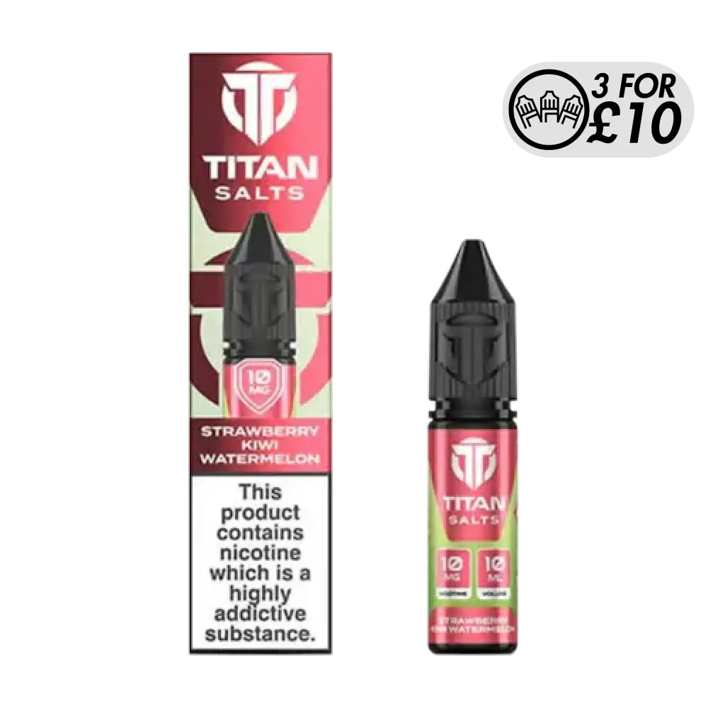 Titan Salts - Nic-Salts Strawberry Kiwi Watermelon Nic-Salts