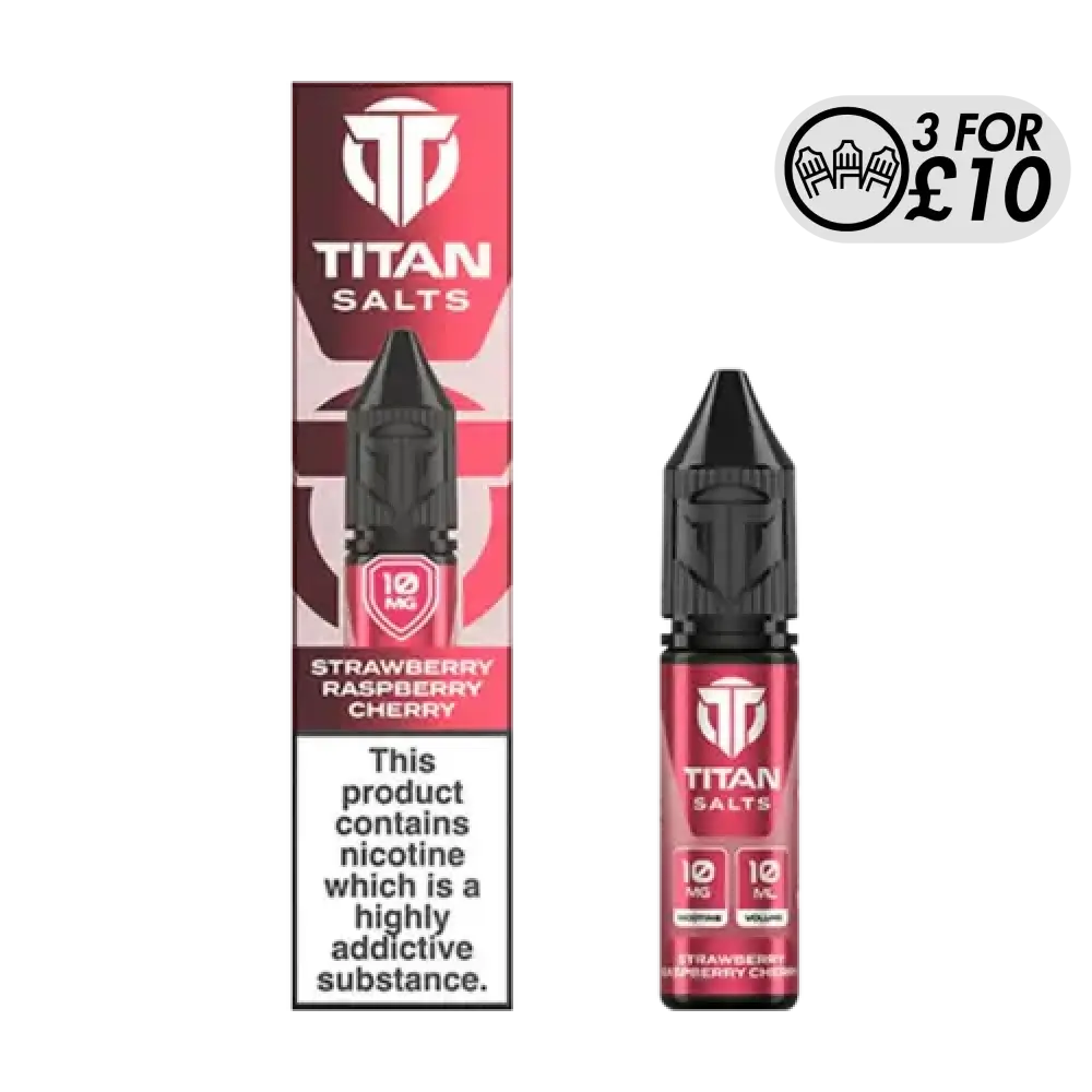 Titan Salts - Nic-Salts Strawberry Raspberry Cherry Nic-Salts