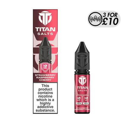 Titan Salts - Nic-Salts Strawberry Raspberry Cherry Nic-Salts