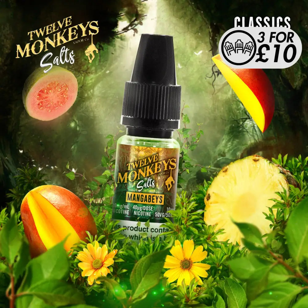Twelve Monkeys - Nic-Salts - ASAP VAPE