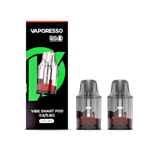 Vaporesso - VIBE Replacement Pods - 0.6Ohm/0.8ohm